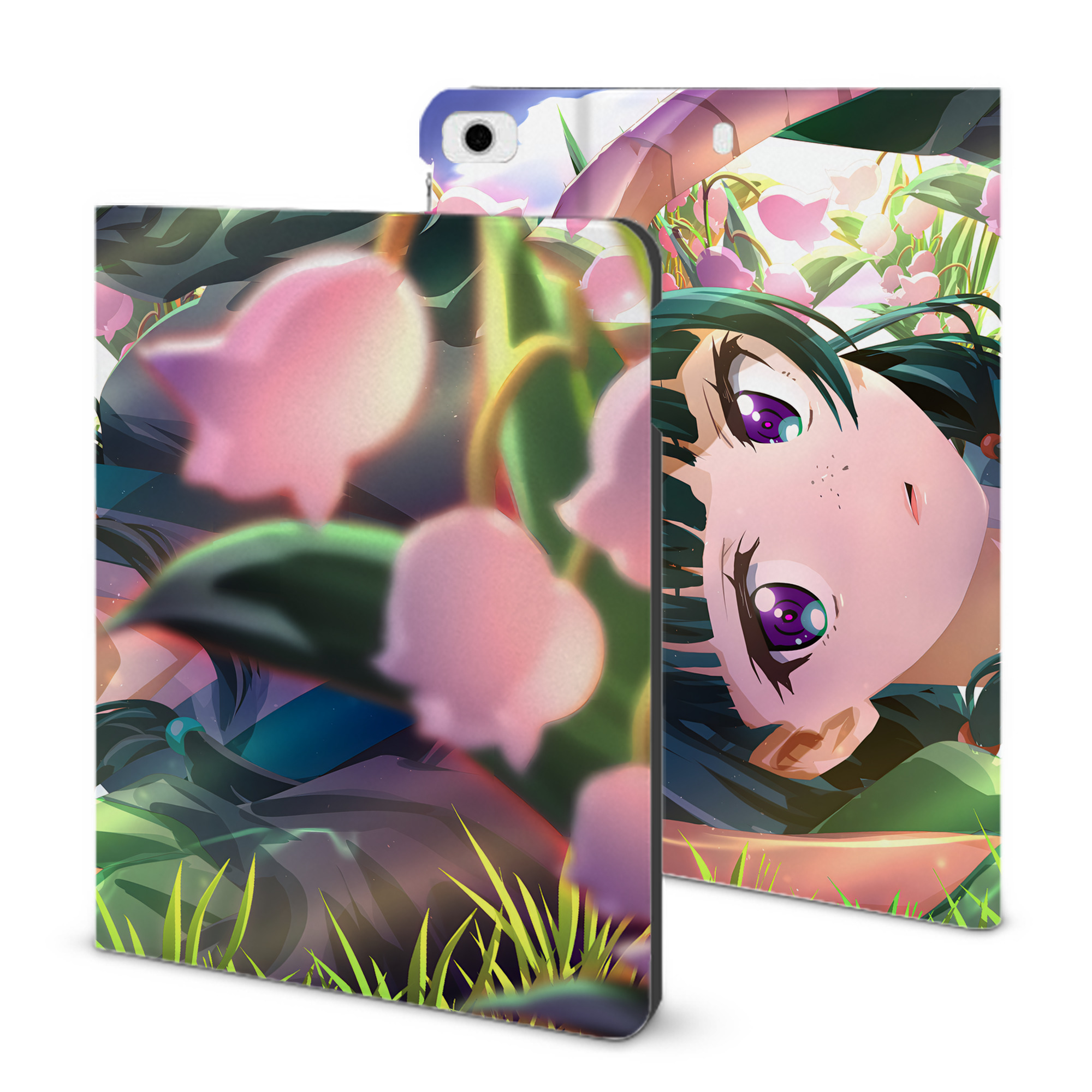（画像用） 薬屋のひとりごと The Apothecary Diaries IPad ケース ブック型 PUレザー TPU 耐衝撃 軽量 薄型 ペン収納なし 全面保護 IPad 各モデル対応